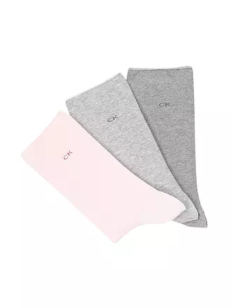 CALVIN KLEIN | Socken 3-er Pkg pink | 
